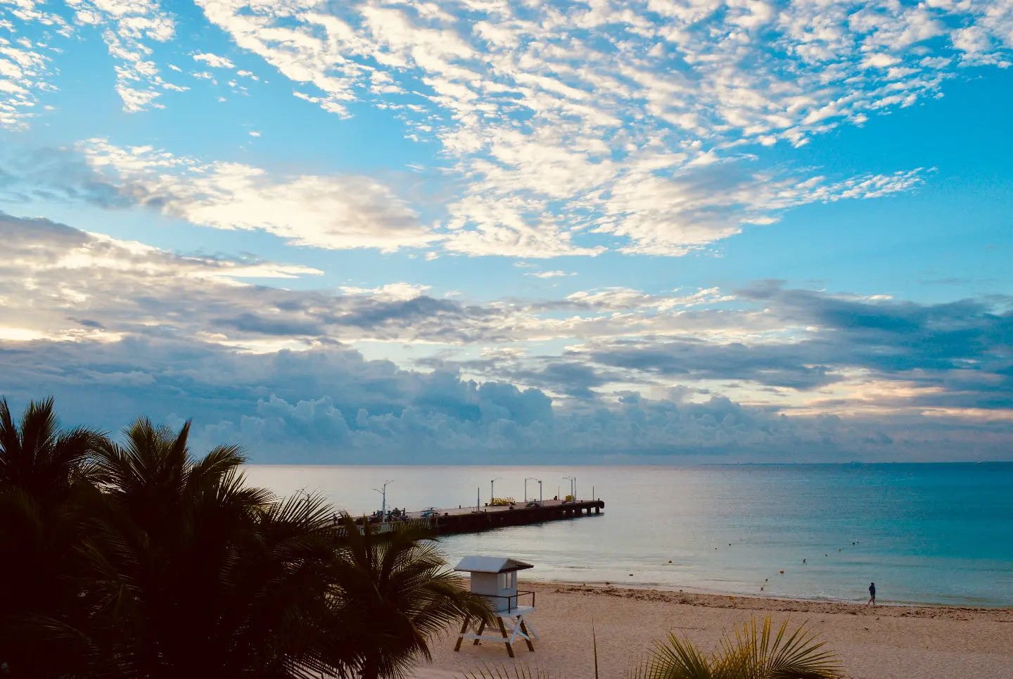 Natural beauty of Playa del Carmen.